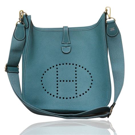 hermes evelyne pm blue|evelyn Hermes price.